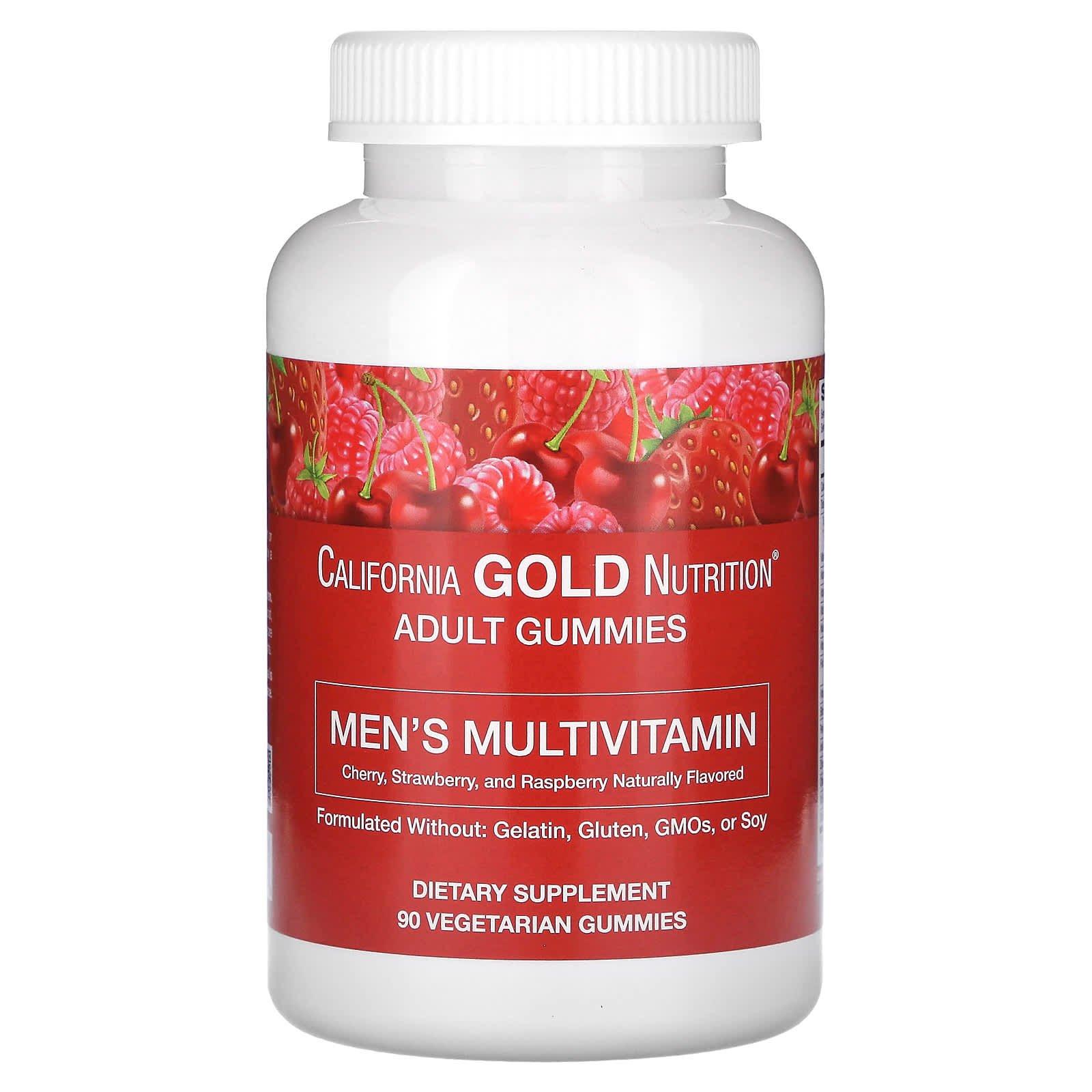 California Gold Nutrition, Men s Multivitamin Gummies, Mixed Berries & Fruits, 90 Gummies
California Gold Nutrition, Men s Multivitamin Gummies, Mixed Berries & Fruits, 90 Gummies