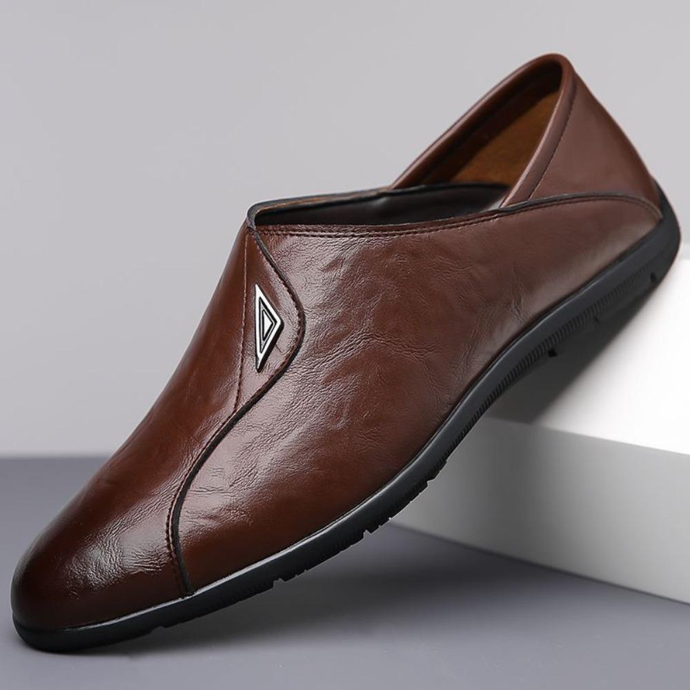Casual Leather Shoes for Men Slip Resistant Soft Sole Trendy Loafers Comfortable Driving Shoes 44
Casual Leather Shoes for Men Slip Resistant Soft Sole Trendy Loafers Comfortable Driving Shoes 44