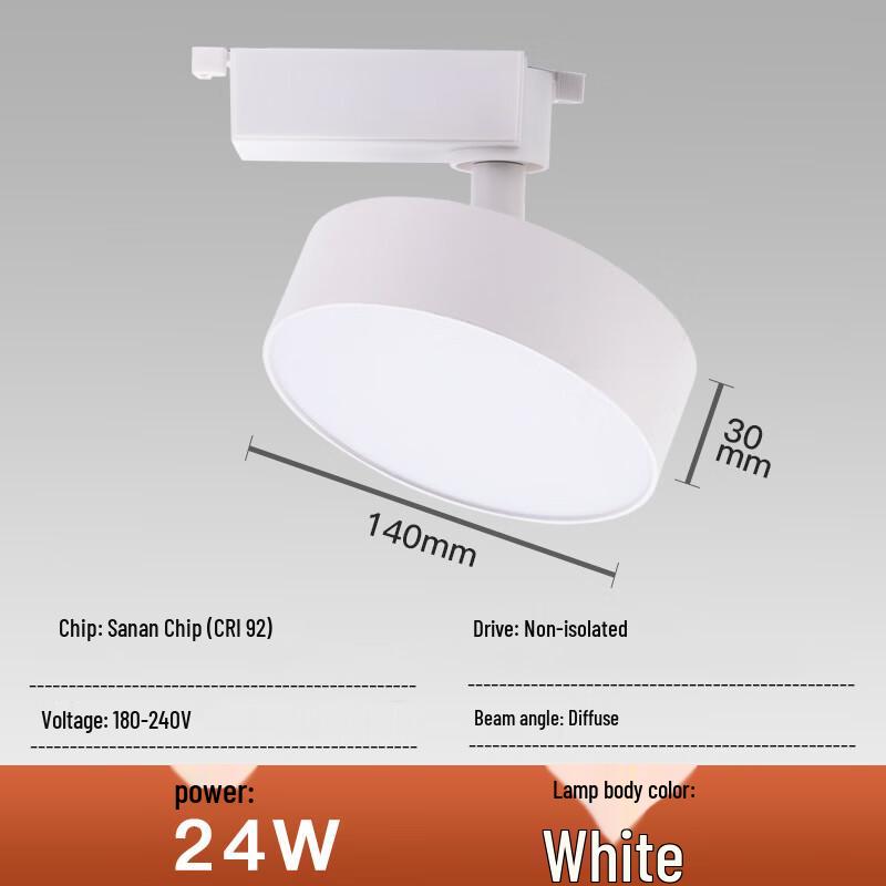 Adjustable LED Track Light for Retail & Photography
Adjustable LED Track Light for Retail & Photography