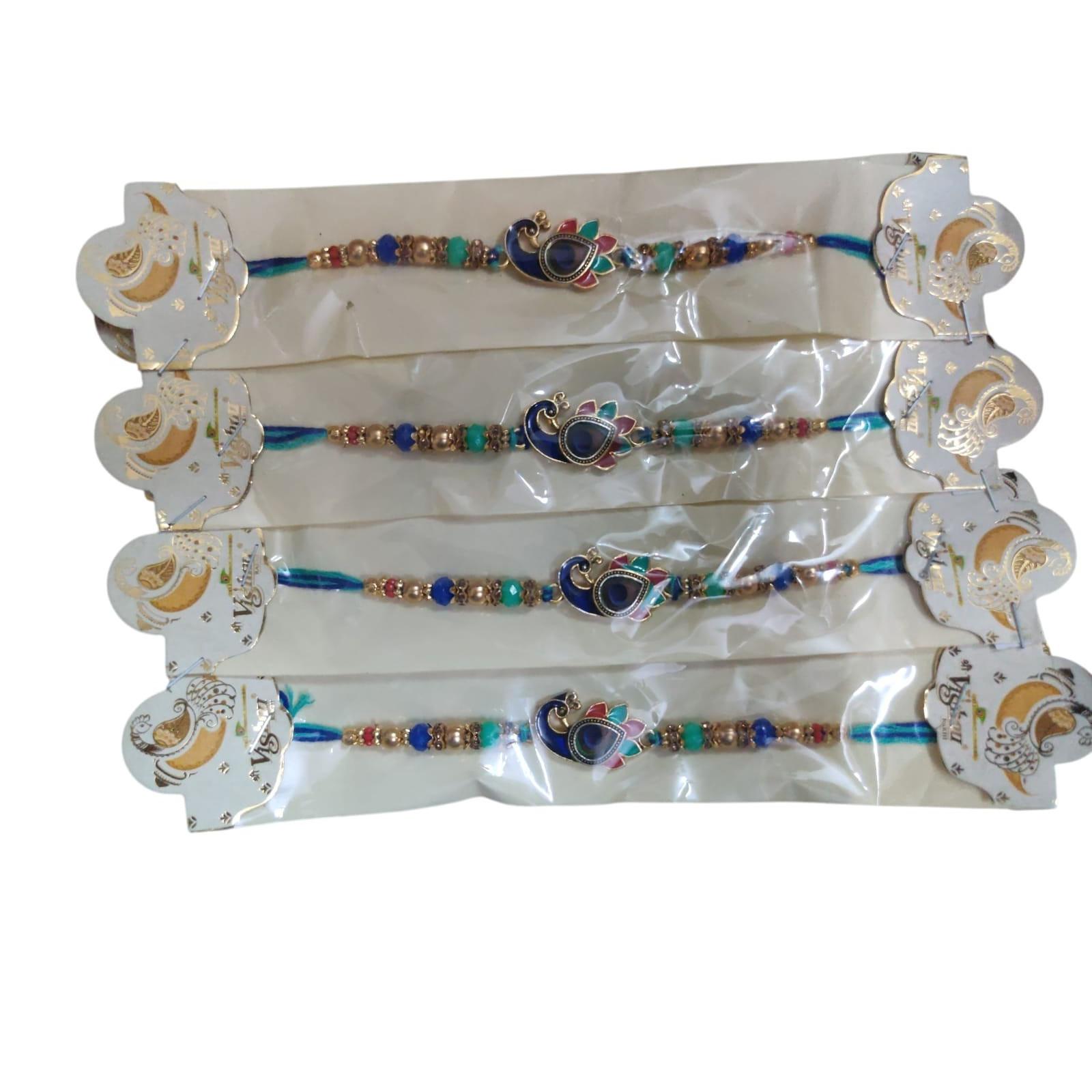 @ Designer Peacock Colorful Rakhi For Rakshabandhan Pack Of 4 Zr-2811-60%Off
@ Designer Peacock Colorful Rakhi For Rakshabandhan Pack Of 4 Zr-2811-60%Off