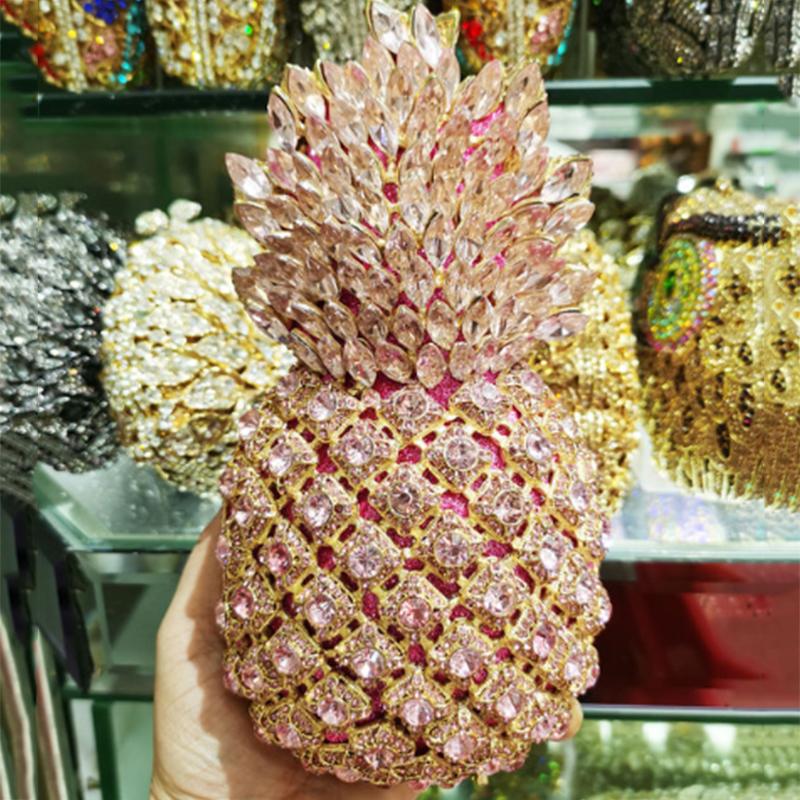 Pineapple Rhinestone Evening Purses Clutches Gold Metal Green Women Crystal Party Prom Purse Diamond Handbags Dinner Clutches 20cmX10cmX7cm
Pineapple Rhinestone Evening Purses Clutches Gold Metal Green Women Crystal Party Prom Purse Diamond Handbags Dinner Clutches 20cmX10cmX7cm