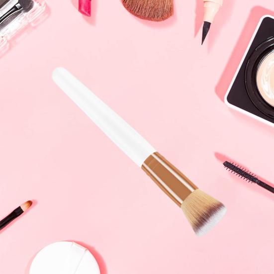 Кисть для макияжа Beauty Brush Professional, многоразовая мягкая белая трубка, экологически чистый инструмент для макияжа, плоская головка, рассыпчатая пудра, кисть для ежедневного использования белый
Кисть для макияжа Beauty Brush Professional, многоразовая мягкая белая трубка, экологически чистый инструмент для макияжа, плоская головка, рассыпчатая пудра, кисть для ежедневного использования белый