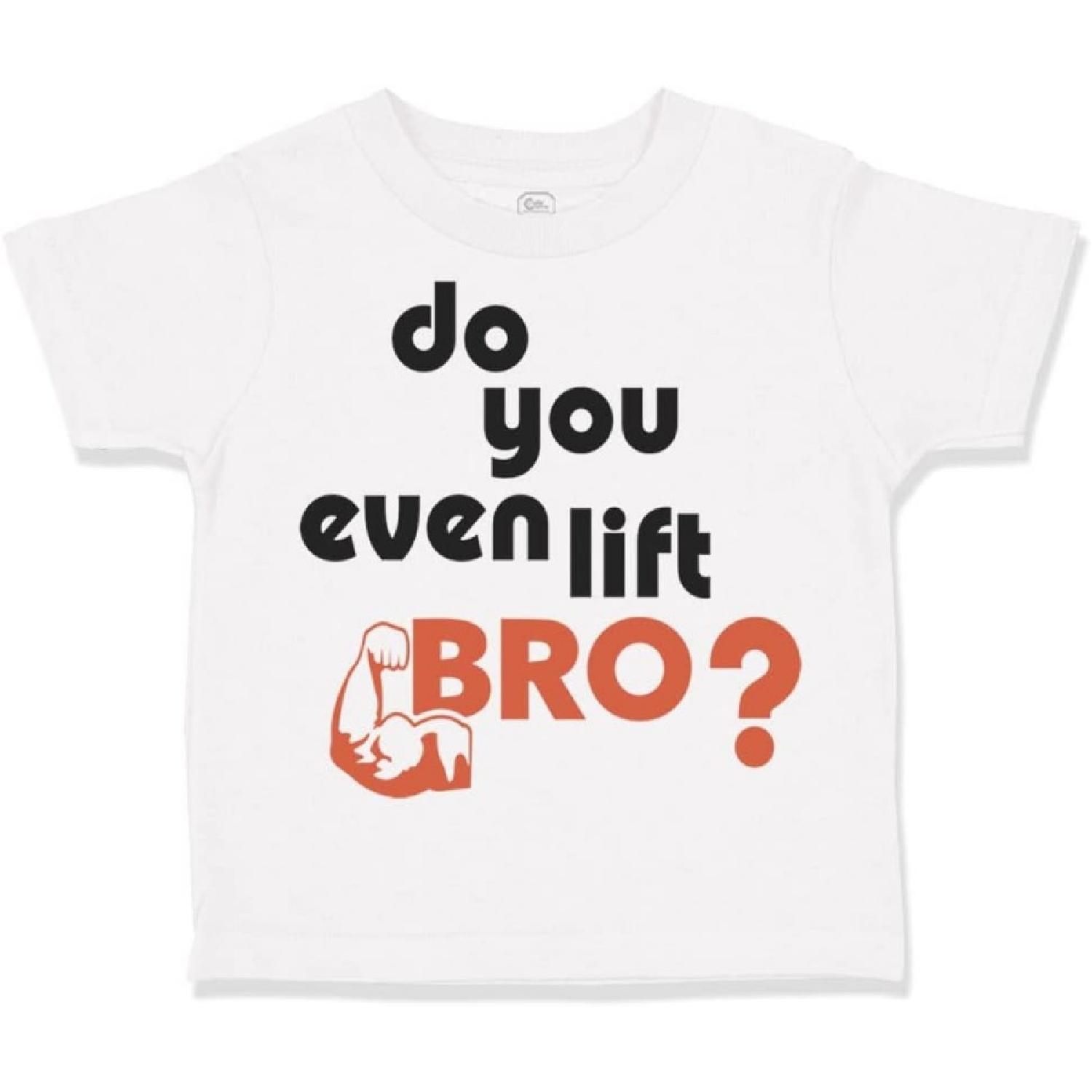 Custom Toddler T-Shirt Do You Even Lift Bro Funny Workout Gym Style B Cotton Boy & Girl Clothes Funny Graphic Tee A White Design Only 2T XXXXXL білий
Custom Toddler T-Shirt Do You Even Lift Bro Funny Workout Gym Style B Cotton Boy & Girl Clothes Funny Graphic Tee A White Design Only 2T XXXXXL білий