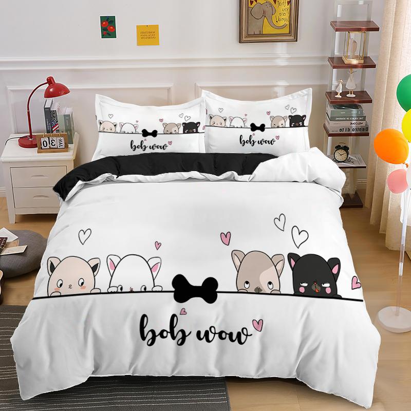 3D Cat King Queen Duvet Cover Cute Cartoon Kitty Bedding Set For Kids Teens Adults Pet Animal White 2/3pcs Polyester Quilt Cover EU single(135x200cm)
3D Cat King Queen Duvet Cover Cute Cartoon Kitty Bedding Set For Kids Teens Adults Pet Animal White 2/3pcs Polyester Quilt Cover EU single(135x200cm)