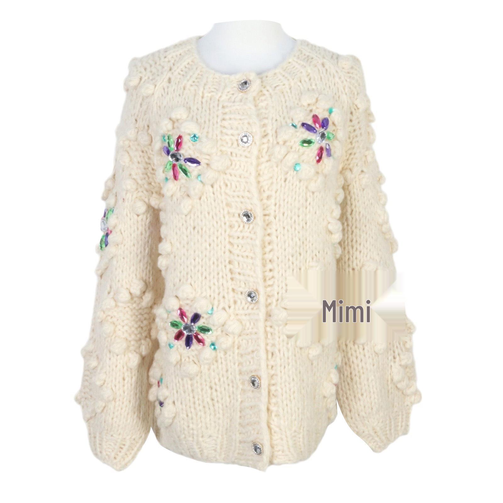 2024 Women s Heavy Embroidered Floral Pom Pom Knit Cardigan for Autumn/Winter Large
2024 Women s Heavy Embroidered Floral Pom Pom Knit Cardigan for Autumn/Winter Large