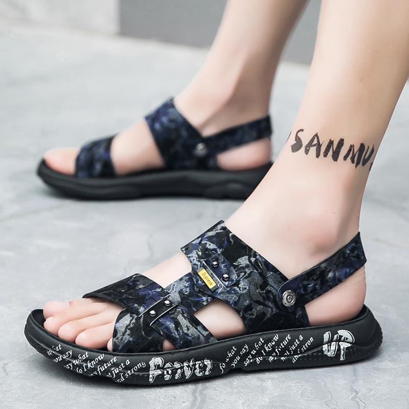 Men s sandals 2025 summer new outdoor casual beach shoes non-slip and wear-resistant two wear breathable one-word cool slippers 39
Men s sandals 2025 summer new outdoor casual beach shoes non-slip and wear-resistant two wear breathable one-word cool slippers 39
