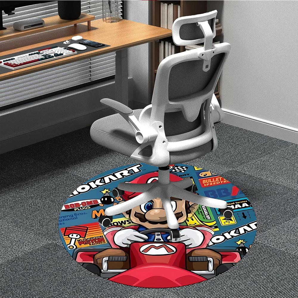 1pc Mario Kart Racing Office Round Area Rug, Indoor Mat Suitable For Office, Under Office Chairs Bedroom Living Room Home Decor, Room Deco202 80cm by 80cm
1pc Mario Kart Racing Office Round Area Rug, Indoor Mat Suitable For Office, Under Office Chairs Bedroom Living Room Home Decor, Room Deco202 80cm by 80cm
