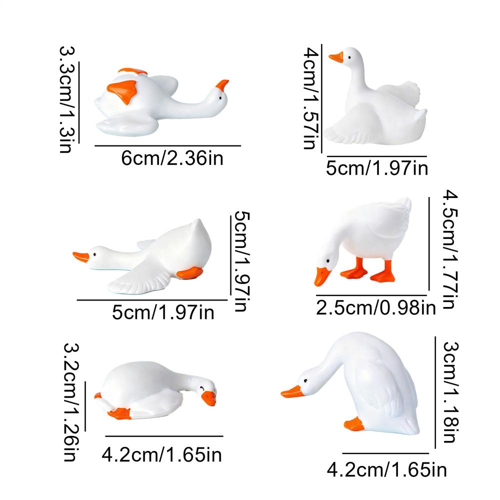 Animal Dashboard Figurines 6 Pieces Animal Geese Figurine Ornament Desktop Statue Accessories for SUV RV Interior Office Home
Animal Dashboard Figurines 6 Pieces Animal Geese Figurine Ornament Desktop Statue Accessories for SUV RV Interior Office Home