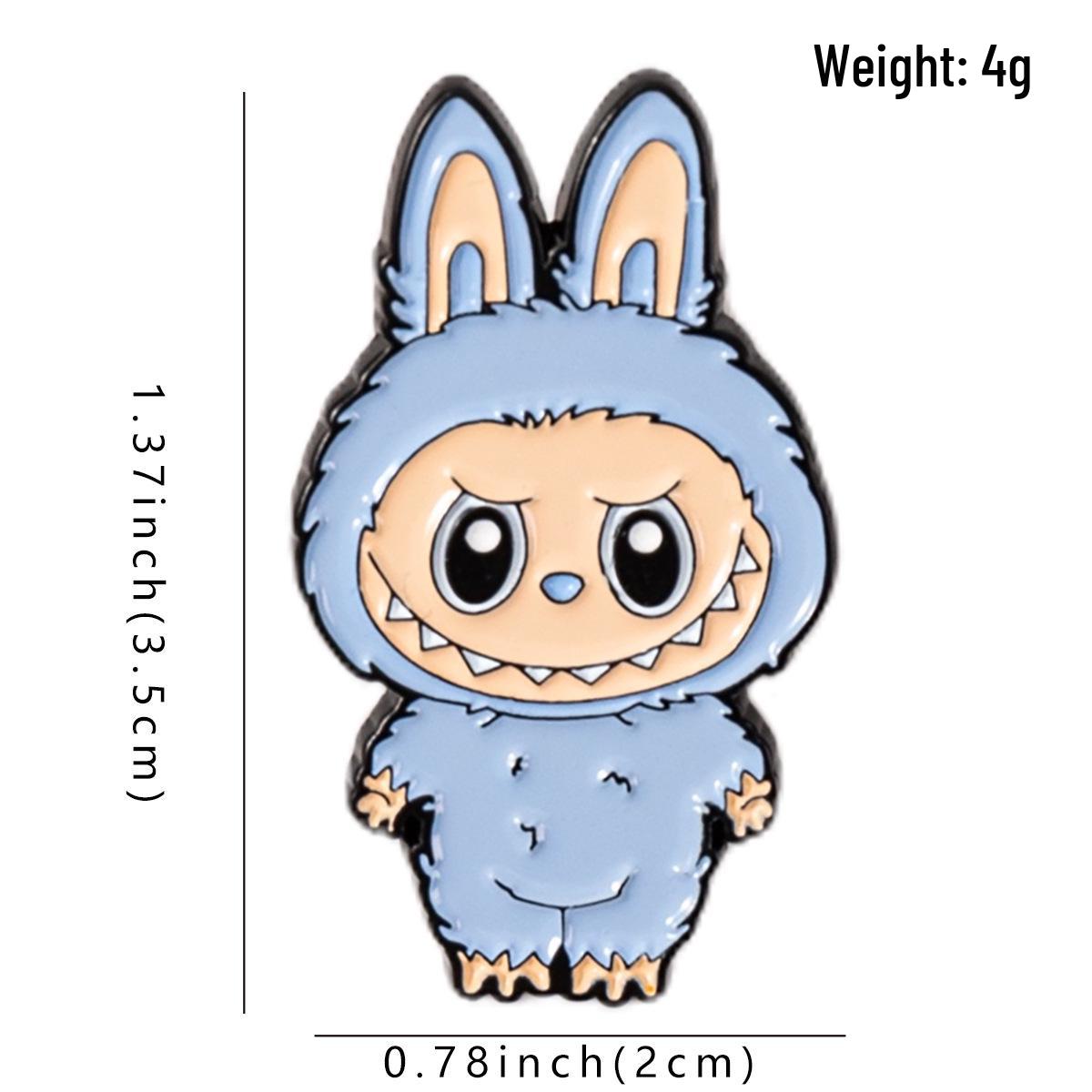 Металлическая эмалевая брошь Лабубу Эльф - Мультяшный аниме значок для студенческих рюкзаков и аксессуар для одежды.
Металлическая эмалевая брошь Лабубу Эльф - Мультяшный аниме значок для студенческих рюкзаков и аксессуар для одежды.