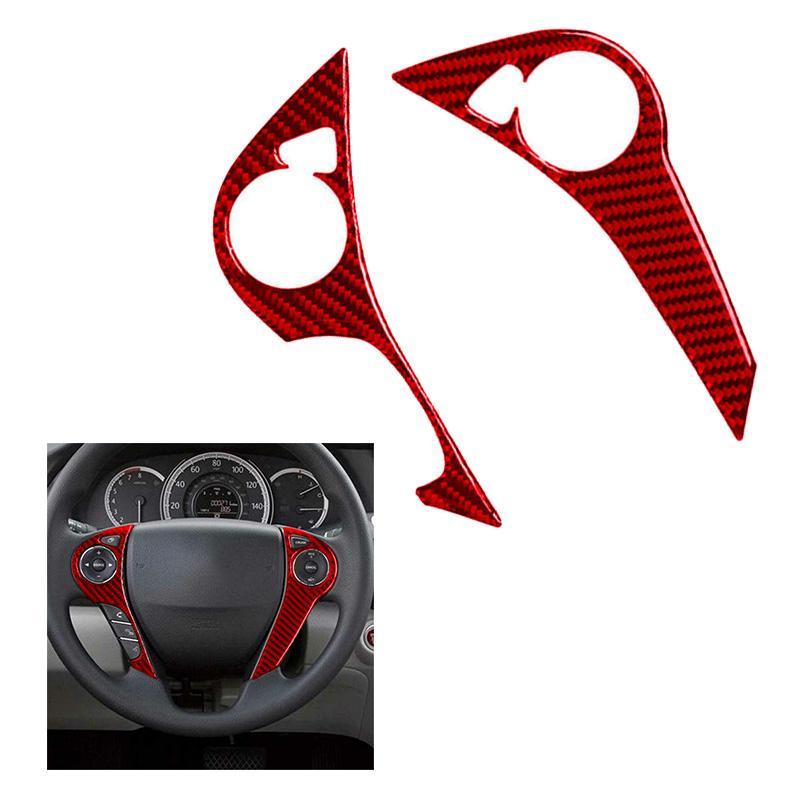 Red Carbon Fiber 1 Pair Car Steering Wheel Button Trims Covers Stickers Fit For Honda Accord 2013 2014 2015 2016 2017
Red Carbon Fiber 1 Pair Car Steering Wheel Button Trims Covers Stickers Fit For Honda Accord 2013 2014 2015 2016 2017