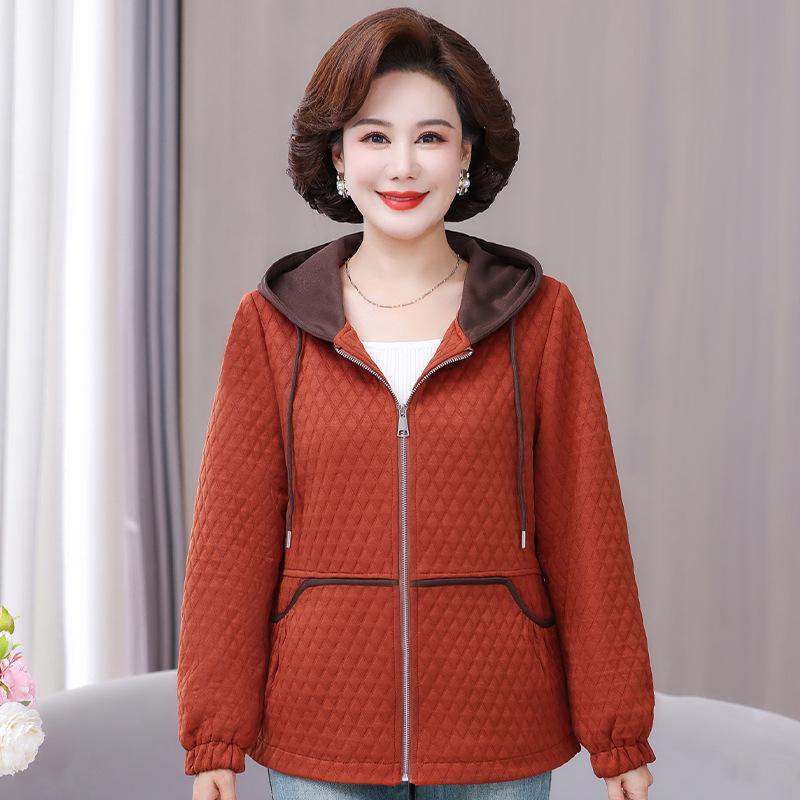 Mom s 2026 Spring Casual Hooded Jacket for Women - Mid-Aged Spring & Autumn Outerwear 2XL (recommended for 95-115 kg)
Mom s 2026 Spring Casual Hooded Jacket for Women - Mid-Aged Spring & Autumn Outerwear 2XL (recommended for 95-115 kg)