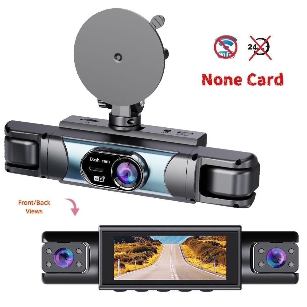 4-Channel 360° Dash Cam, FHD 1080P, WiFi App, 4 Camera Lenses, Video Driver Recorder with Rear View Camera for Cars 3 Lens
4-Channel 360° Dash Cam, FHD 1080P, WiFi App, 4 Camera Lenses, Video Driver Recorder with Rear View Camera for Cars 3 Lens