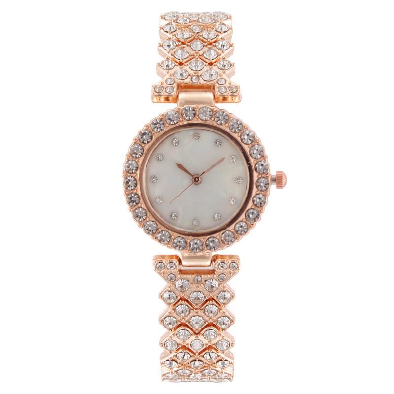 Fashion Shell Dial Girl Watch With Full Rhinestone Embellishment For Women Gift рожевий колір золота
Fashion Shell Dial Girl Watch With Full Rhinestone Embellishment For Women Gift рожевий колір золота