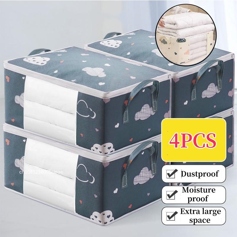 1/2/4PCS Big Capacity Quilt Clothes Duvet Blanket Storage Bag Organizer Sorting Bags Dustproof Closet Under-Bed Moisture Proof
1/2/4PCS Big Capacity Quilt Clothes Duvet Blanket Storage Bag Organizer Sorting Bags Dustproof Closet Under-Bed Moisture Proof