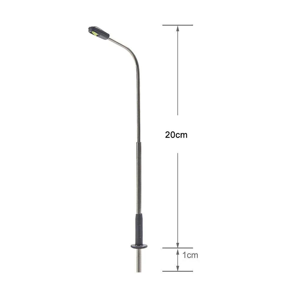10Pcs Model Railway Warm White Lamp Post Street Light Single Head H0 TT Single Headlight 1:50 Perfect For Rail & Building Layout China Mainland
10Pcs Model Railway Warm White Lamp Post Street Light Single Head H0 TT Single Headlight 1:50 Perfect For Rail & Building Layout China Mainland