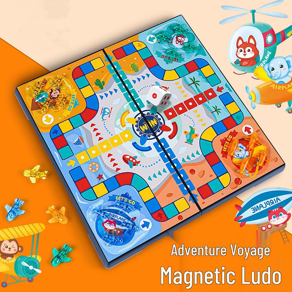 Pan Duoduo Magnetic Airplane Chess Children s Educational Toy Set - Folding Chessboard
Pan Duoduo Magnetic Airplane Chess Children s Educational Toy Set - Folding Chessboard