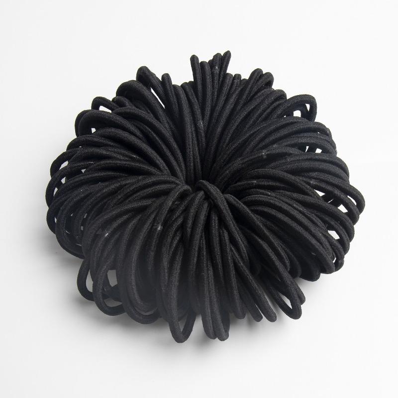 4MM Durable Headband Hair Bun Black Elastic String Hair Tie Simple High-Elasticity Accessory Hair Decoration 100pcs
4MM Durable Headband Hair Bun Black Elastic String Hair Tie Simple High-Elasticity Accessory Hair Decoration 100pcs