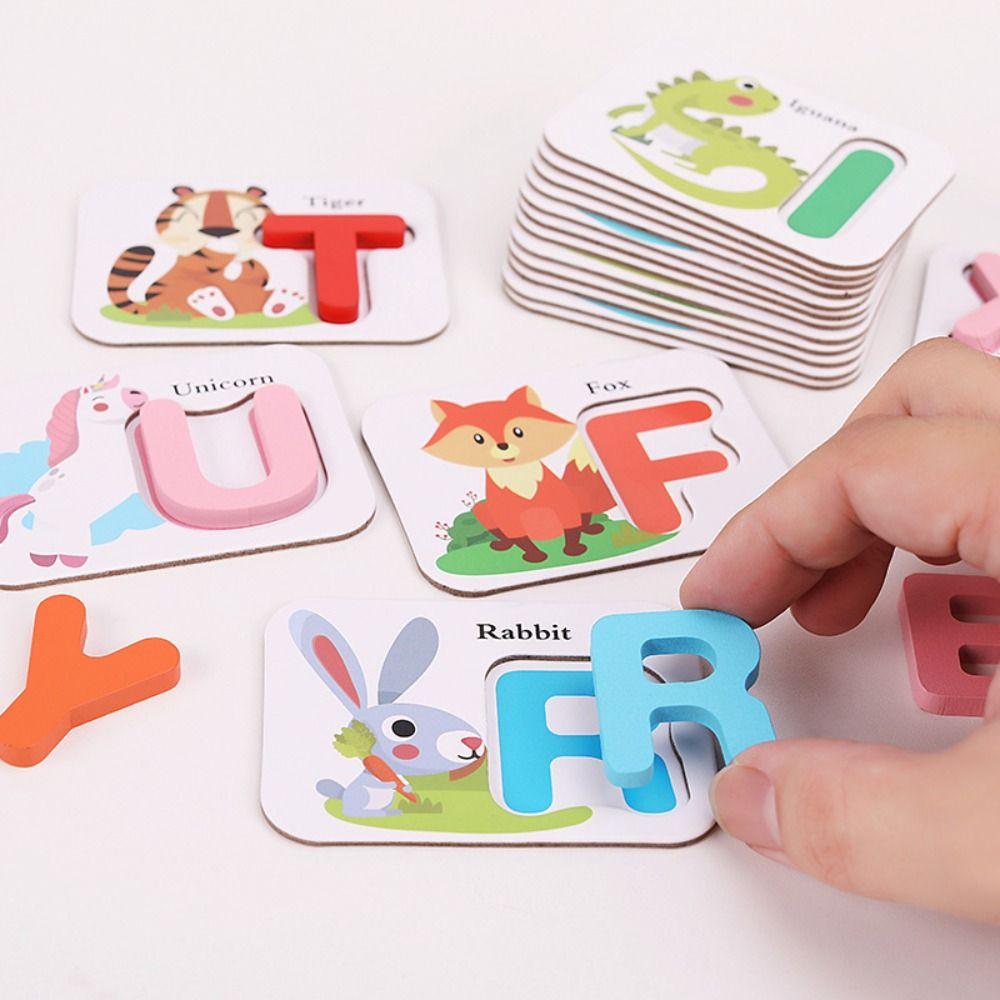 English Exercise Alphabet Flash Cards Set Wooden Cognitive Memory Game Party Favor Gift Style A
English Exercise Alphabet Flash Cards Set Wooden Cognitive Memory Game Party Favor Gift Style A