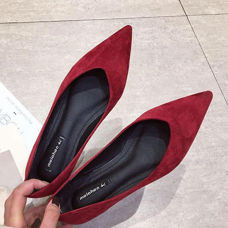 2026 Spring & Autumn Korean Women s Red Pointed Toe Flats: Gentle, Versatile, Shallow Mouth, Flat Heel Work Shoes, Available In Black. 42
2026 Spring & Autumn Korean Women s Red Pointed Toe Flats: Gentle, Versatile, Shallow Mouth, Flat Heel Work Shoes, Available In Black. 42