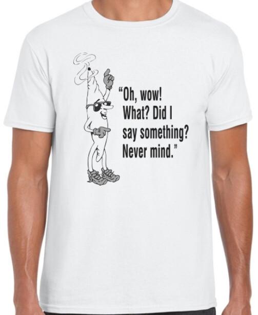 Oh, Wow! What Did I Say Something Never Mind T Shirt Jay Clerks Film New GT024 2XL
Oh, Wow! What Did I Say Something Never Mind T Shirt Jay Clerks Film New GT024 2XL