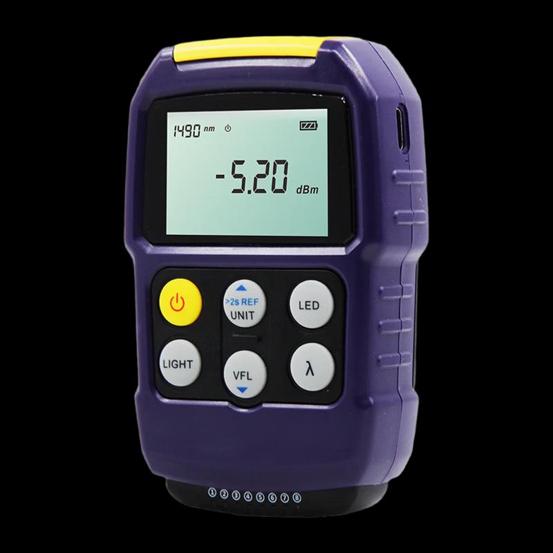 Handheld Fiber Optic Power Meter & Attenuation Tester
Handheld Fiber Optic Power Meter & Attenuation Tester
