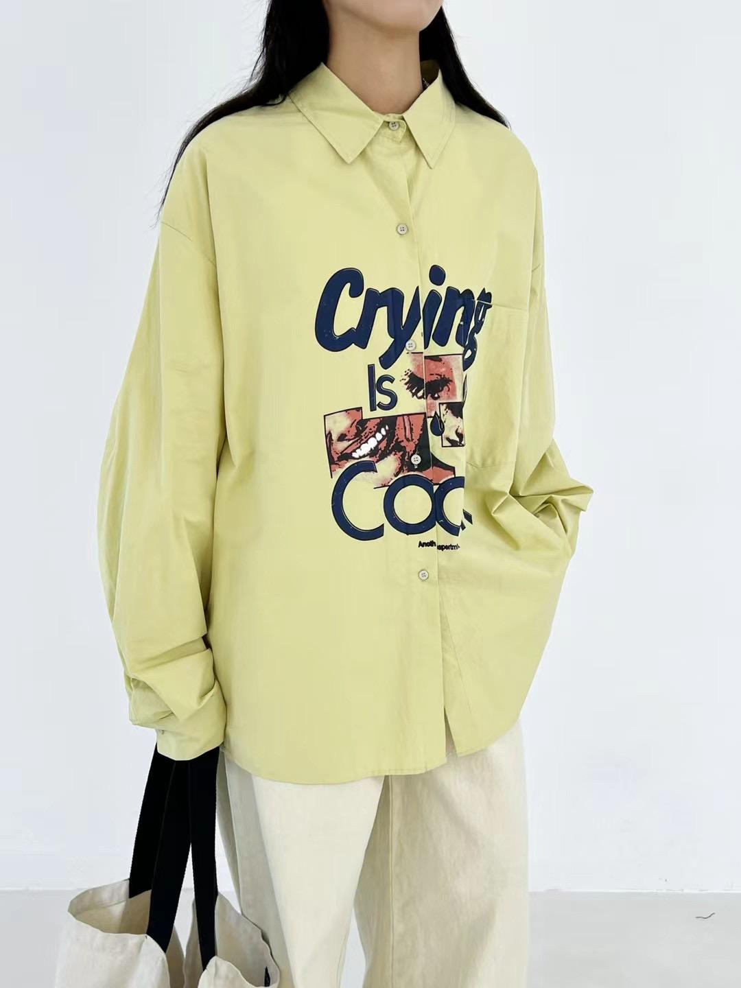 Munaqie Autumn Korean Plus Size Casual Letter Print Long Sleeve Shirt One size жёлтый
Munaqie Autumn Korean Plus Size Casual Letter Print Long Sleeve Shirt One size жёлтый