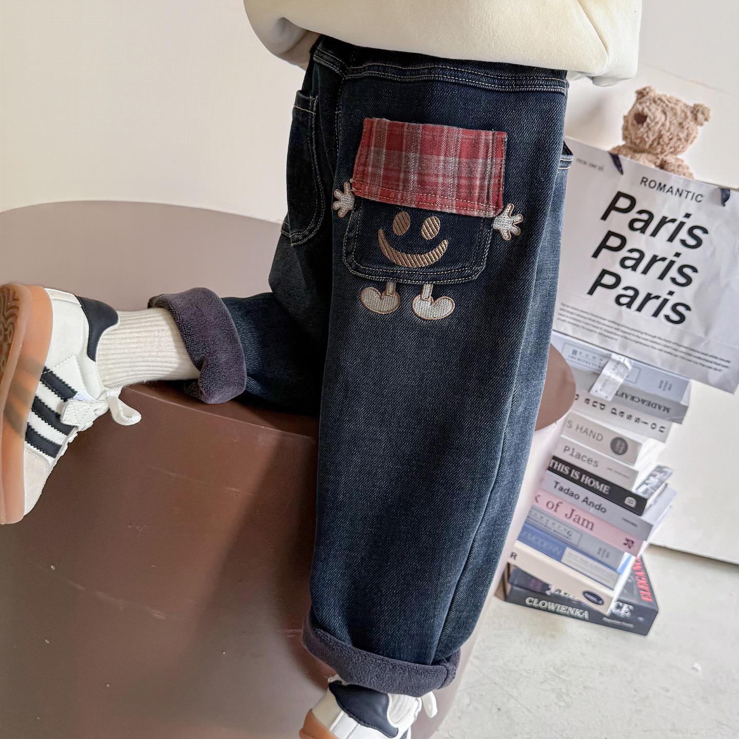 Джинсы для девочек с флисовой подкладкой - Толстые, цельные зимние брюки для осени/зимы 2025 100 cm
Джинсы для девочек с флисовой подкладкой - Толстые, цельные зимние брюки для осени/зимы 2025 100 cm