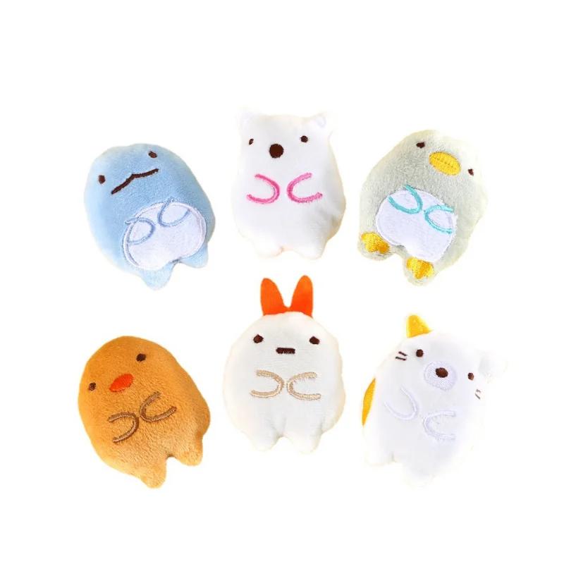 New Pet Cat Catnip Bell Squeaky Plush Interactive Toy Cartoon Animal Bear Interactive Toy Set Christmas Gift Toys for Cats
New Pet Cat Catnip Bell Squeaky Plush Interactive Toy Cartoon Animal Bear Interactive Toy Set Christmas Gift Toys for Cats