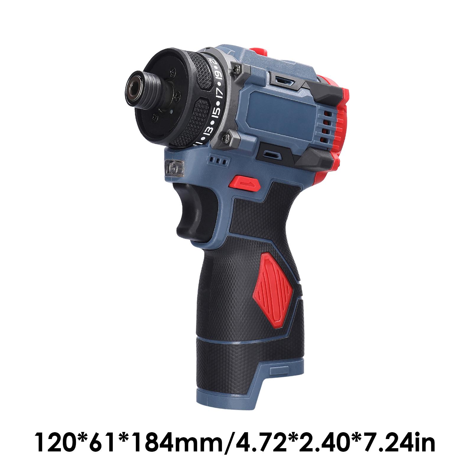 16.8V Multi-function Electric Screwdriver 45Nm Brushless Motor Practical Screw Driver for Home Appliances Furniture Installatio чорний
16.8V Multi-function Electric Screwdriver 45Nm Brushless Motor Practical Screw Driver for Home Appliances Furniture Installatio чорний