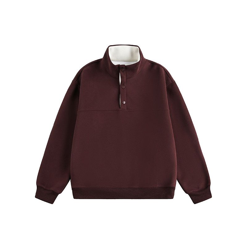 Dream Made American-Style Celanfit Stand-Up Collar Sweatshirt for Men, Heavyweight Casual Hoodless Top for Autumn and Winter Reddish Brown L
Dream Made American-Style Celanfit Stand-Up Collar Sweatshirt for Men, Heavyweight Casual Hoodless Top for Autumn and Winter Reddish Brown L