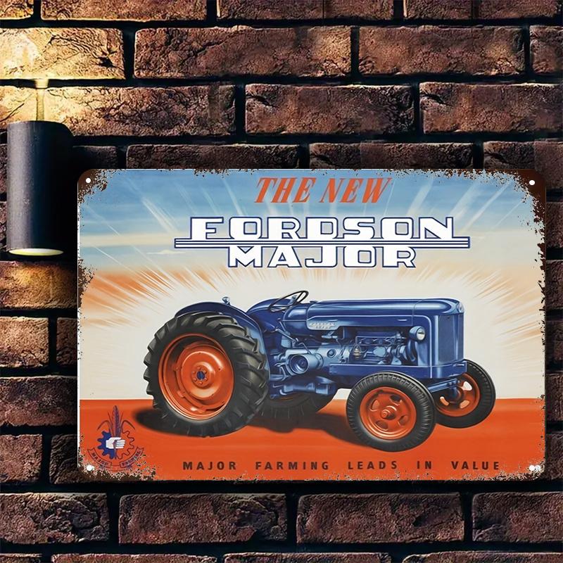 HD Tin Sign Vintage Fordson Major Tractor Retro Metal Tin Sign for Garage Wall Decor 20x30cm(7.8x11.8inch)
HD Tin Sign Vintage Fordson Major Tractor Retro Metal Tin Sign for Garage Wall Decor 20x30cm(7.8x11.8inch)