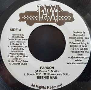 7inch Record BEENIE MAN Pardon NONE Taxi Jamaica Reggae Ska Dub Used
7inch Record BEENIE MAN Pardon NONE Taxi Jamaica Reggae Ska Dub Used