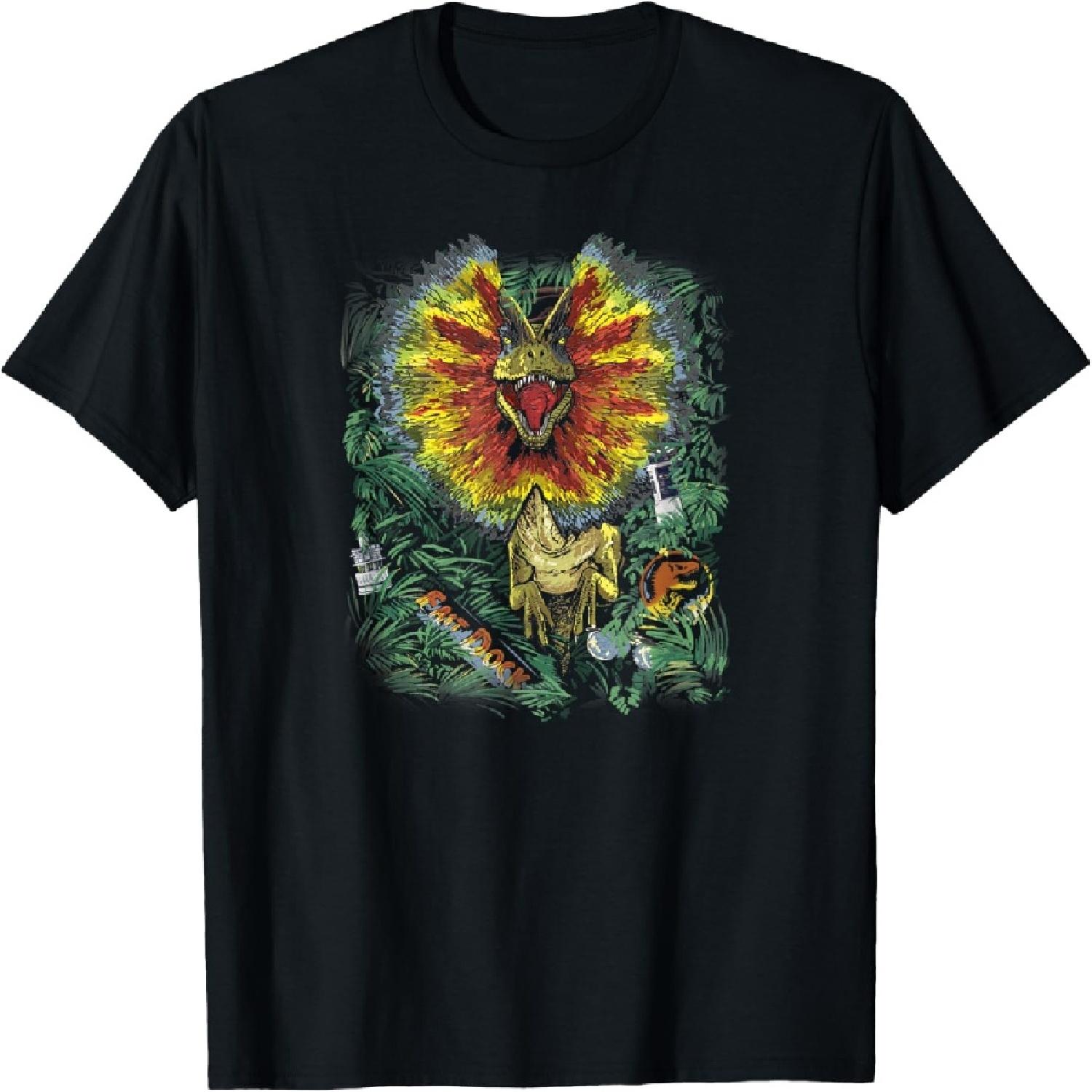 Jurassic Park Starry Dilophosaurus Stare T-Shirt XXXXXL чорний
Jurassic Park Starry Dilophosaurus Stare T-Shirt XXXXXL чорний