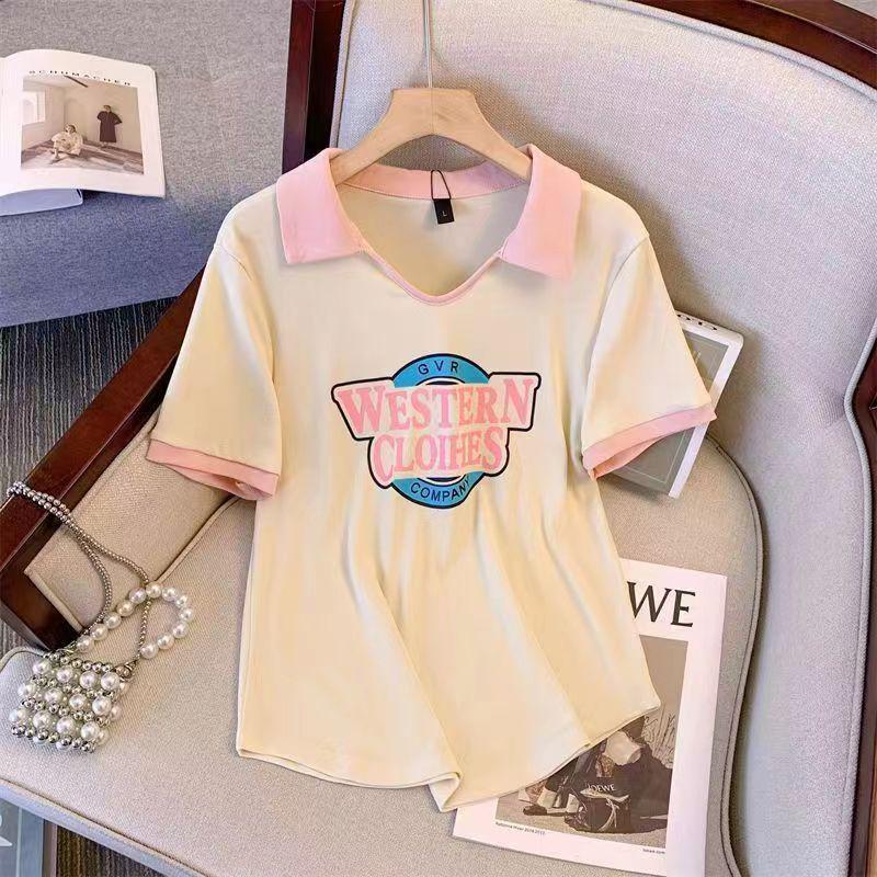 Women s Plus Size Polo Collar Short Sleeve Letter T-Shirt - Summer 2025 Trend, Loose Slimming Fit. 2XL (recommended 120-130 lbs) сірий колір
Women s Plus Size Polo Collar Short Sleeve Letter T-Shirt - Summer 2025 Trend, Loose Slimming Fit. 2XL (recommended 120-130 lbs) сірий колір