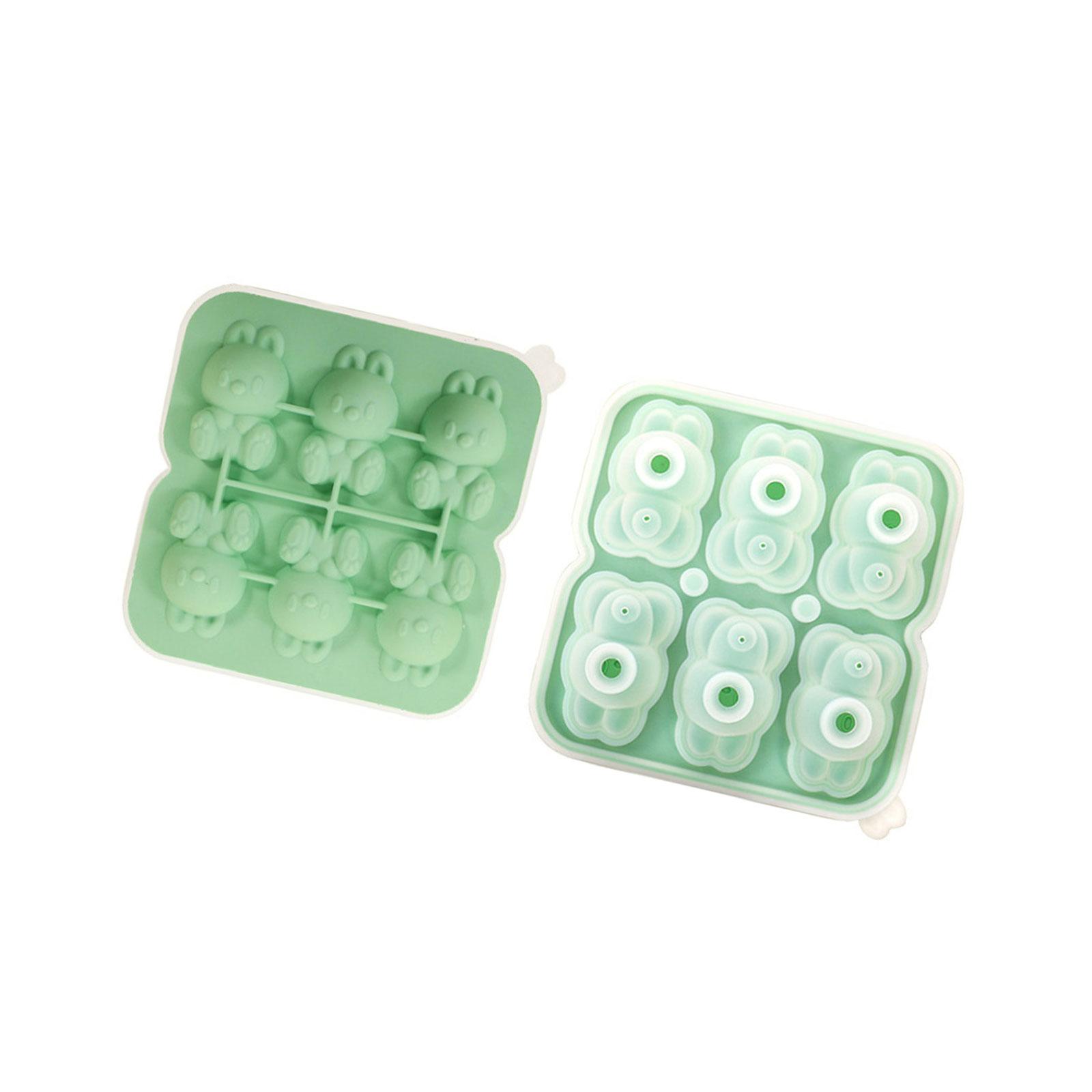 Lovely Rabbit Shape Ice Tray Easily Release Ice Making Tool Molds Food Grade Silicone Ice Maker Mold Easy to Clean зелёный
Lovely Rabbit Shape Ice Tray Easily Release Ice Making Tool Molds Food Grade Silicone Ice Maker Mold Easy to Clean зелёный