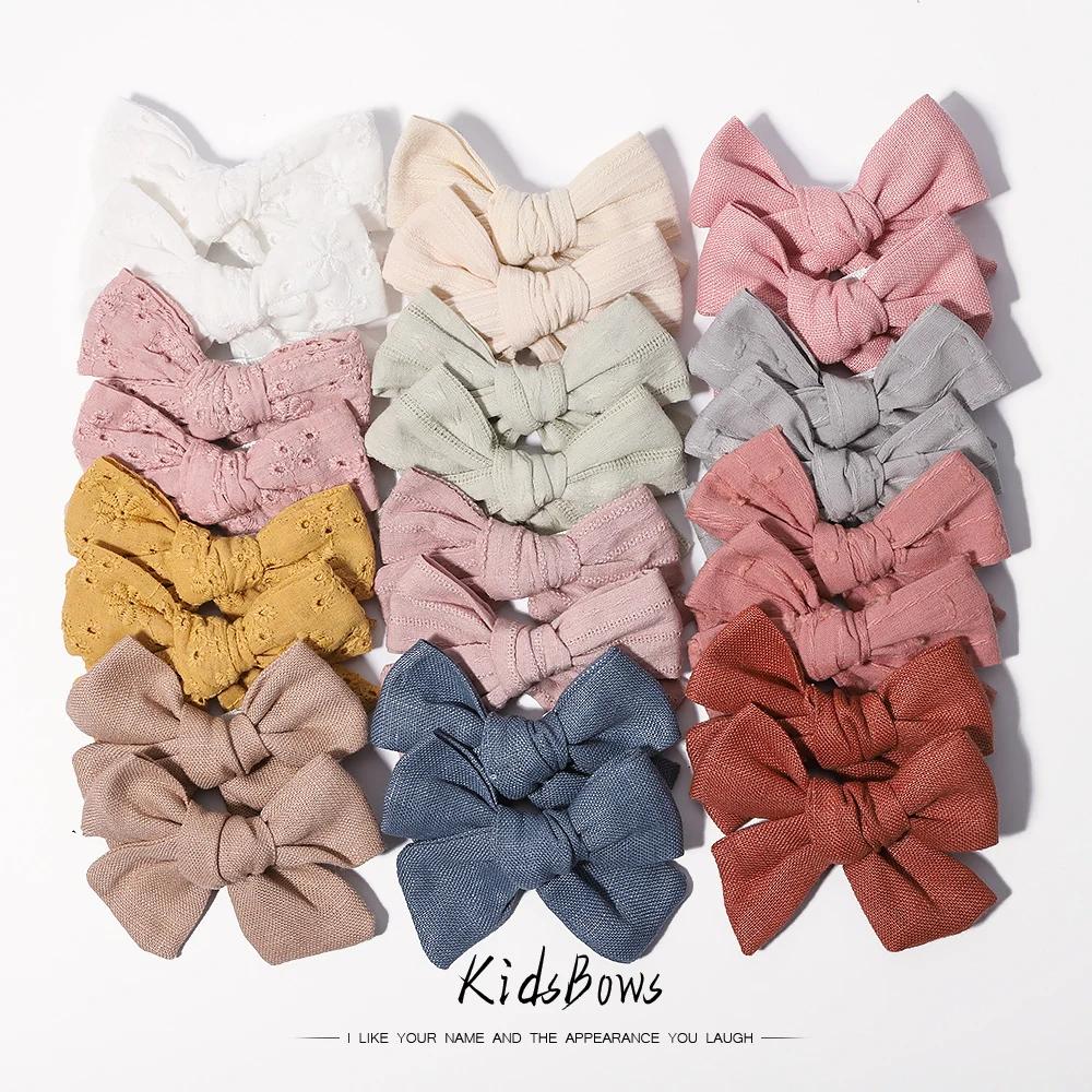 2Pcs/lot Solid Hair Bows Clips For Cute Girls Cotton Bowknot Hairpins Barrettes Headwear Bow Clips Kids Hair Accessories Gifts
2Pcs/lot Solid Hair Bows Clips For Cute Girls Cotton Bowknot Hairpins Barrettes Headwear Bow Clips Kids Hair Accessories Gifts