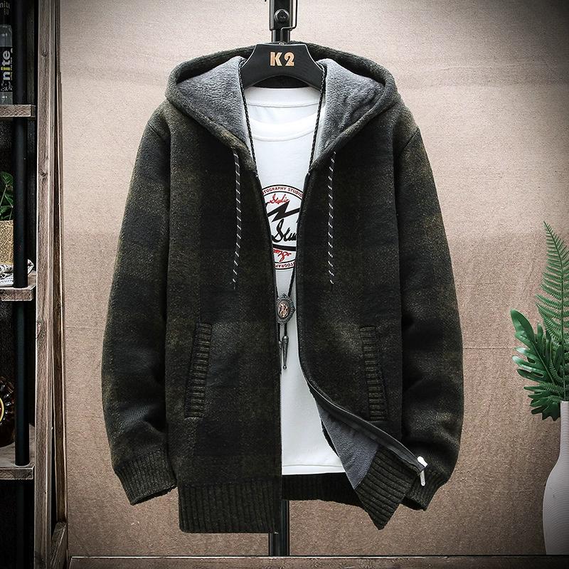 Осень Зима Мужской Флис Теплый Кардиган Клетчатый Свитер С Капюшоном Зимняя Одежда Харадзюку Пальто Кардиганы на Полной Молнии Куртка Модный Вязаный Джемпер S
Осень Зима Мужской Флис Теплый Кардиган Клетчатый Свитер С Капюшоном Зимняя Одежда Харадзюку Пальто Кардиганы на Полной Молнии Куртка Модный Вязаный Джемпер S