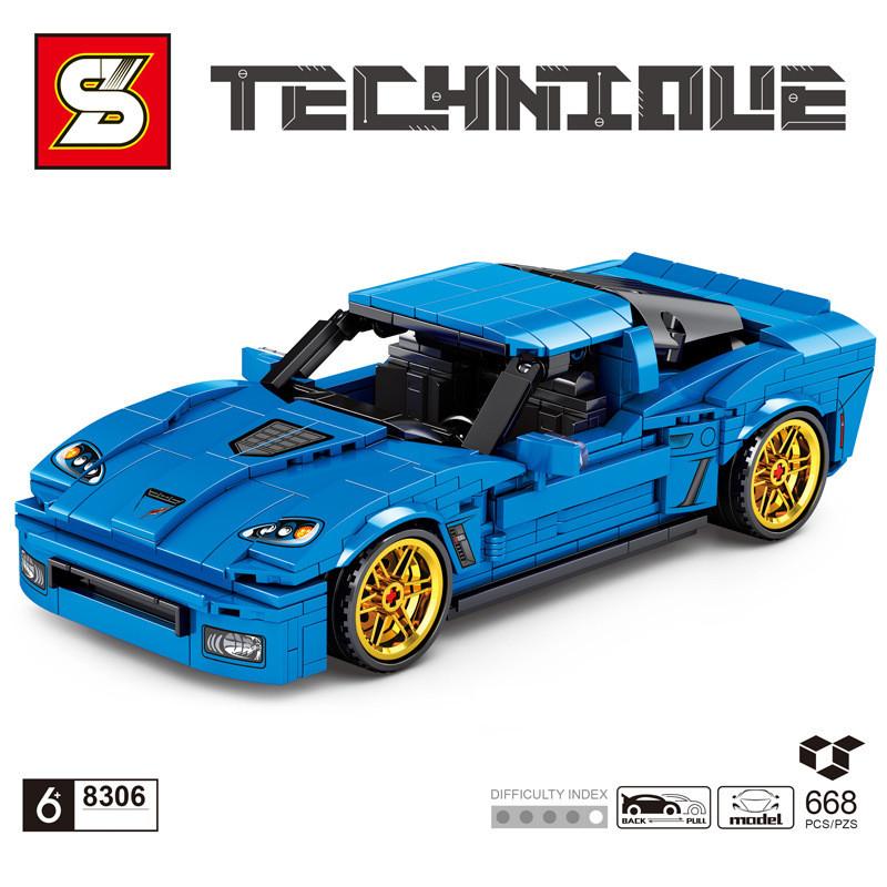 SZ-8306 Technology Series спортивный автомобиль Z06 модель для мальчика, сборка строительных блоков из мелких частиц, детские игрушки
SZ-8306 Technology Series спортивный автомобиль Z06 модель для мальчика, сборка строительных блоков из мелких частиц, детские игрушки