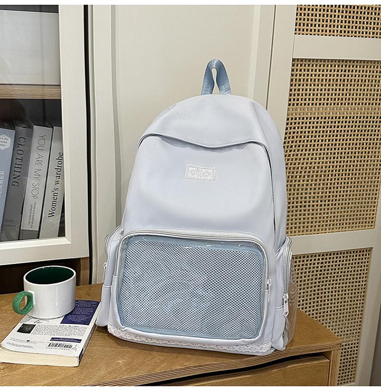 Школьный рюкзак для средней школы, женский легкий рюкзак синий
Школьный рюкзак для средней школы, женский легкий рюкзак синий