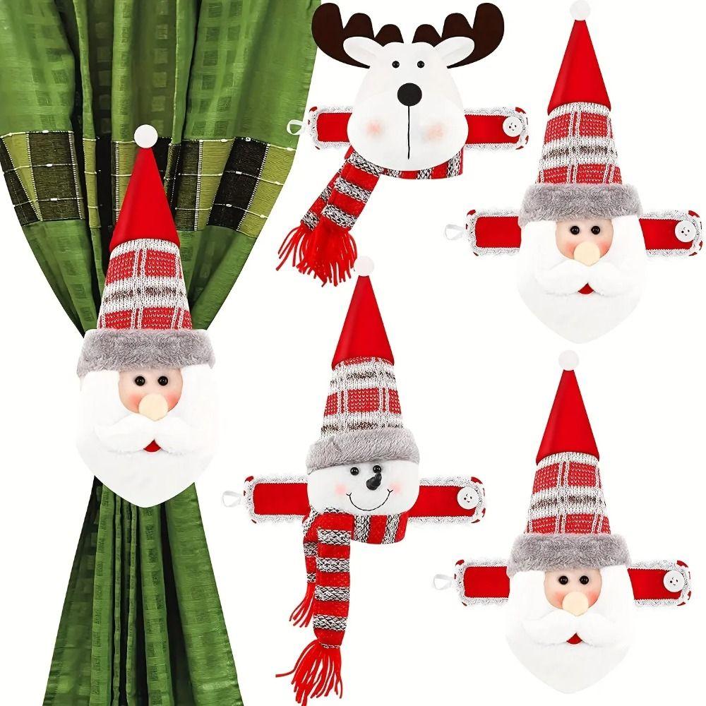 Elk Christmas Curtain Buckle Snowman Curtain Straps Curtain Decoration Curtain Tieback Bedroom snowman
Elk Christmas Curtain Buckle Snowman Curtain Straps Curtain Decoration Curtain Tieback Bedroom snowman