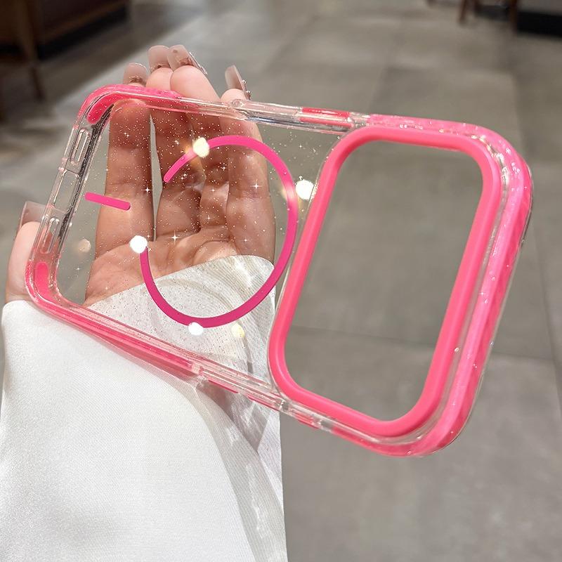 Luxury Shockproof Glitter for Magsafe Wireless Charge Case For iPhone 17 Pro 16 14 15 13 ProMax Air Colorful Border Airbag Cover iPhone17 Pro
Luxury Shockproof Glitter for Magsafe Wireless Charge Case For iPhone 17 Pro 16 14 15 13 ProMax Air Colorful Border Airbag Cover iPhone17 Pro