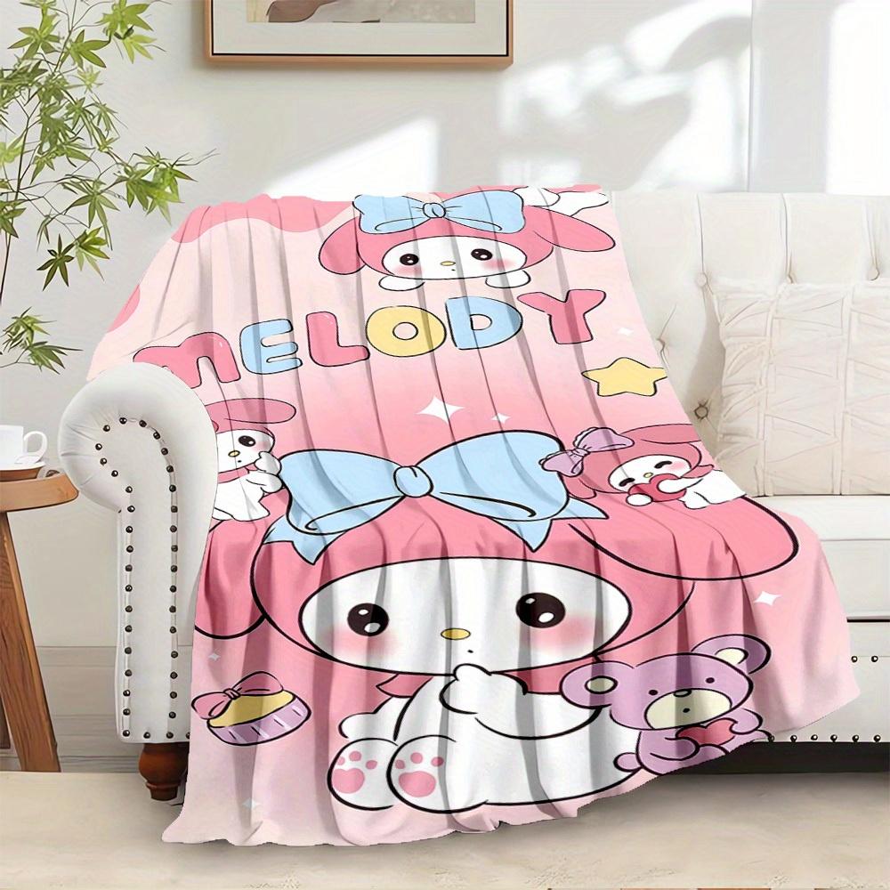1pc cute cartoon character My Melody plush toy blanket - home decoration, seasonal use, comfortable, machine washable, suitable for all ages 130x150cm
1pc cute cartoon character My Melody plush toy blanket - home decoration, seasonal use, comfortable, machine washable, suitable for all ages 130x150cm