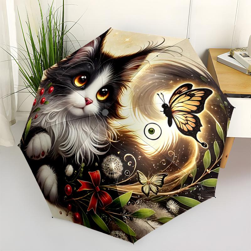 1pc Magical Butterfly Garden Automatic Folding Umbrella, Perfect for Fans, Travelers, and Daily Use - Ideal Gift for Festivals!R096
1pc Magical Butterfly Garden Automatic Folding Umbrella, Perfect for Fans, Travelers, and Daily Use - Ideal Gift for Festivals!R096