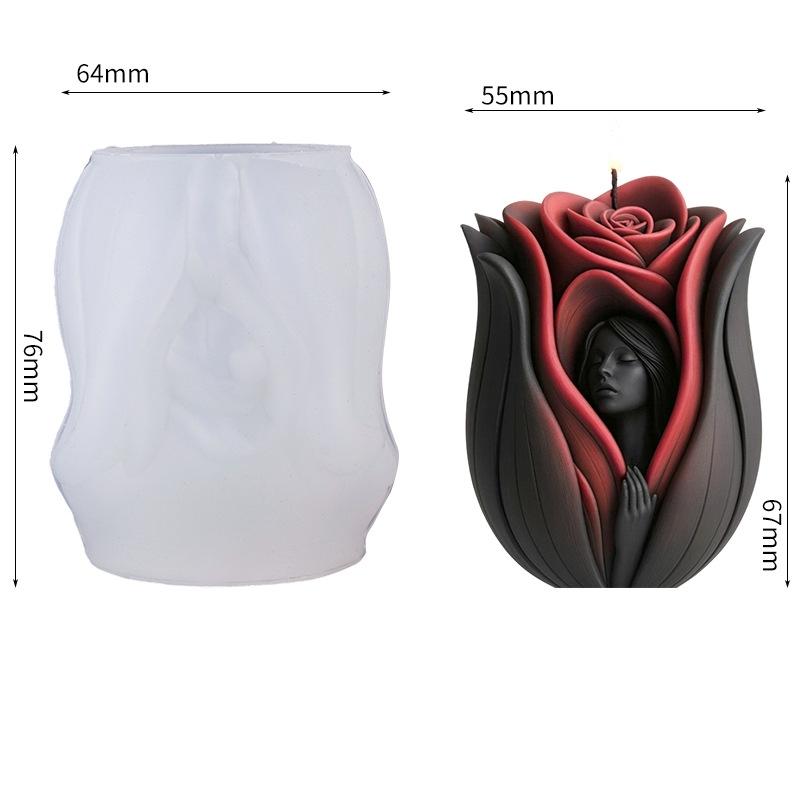 Rose Goddess 3D Flower Portrait Aromatherapy Candle Silicone Mold Handmade Soap Gypsum Decoration Mold
Rose Goddess 3D Flower Portrait Aromatherapy Candle Silicone Mold Handmade Soap Gypsum Decoration Mold