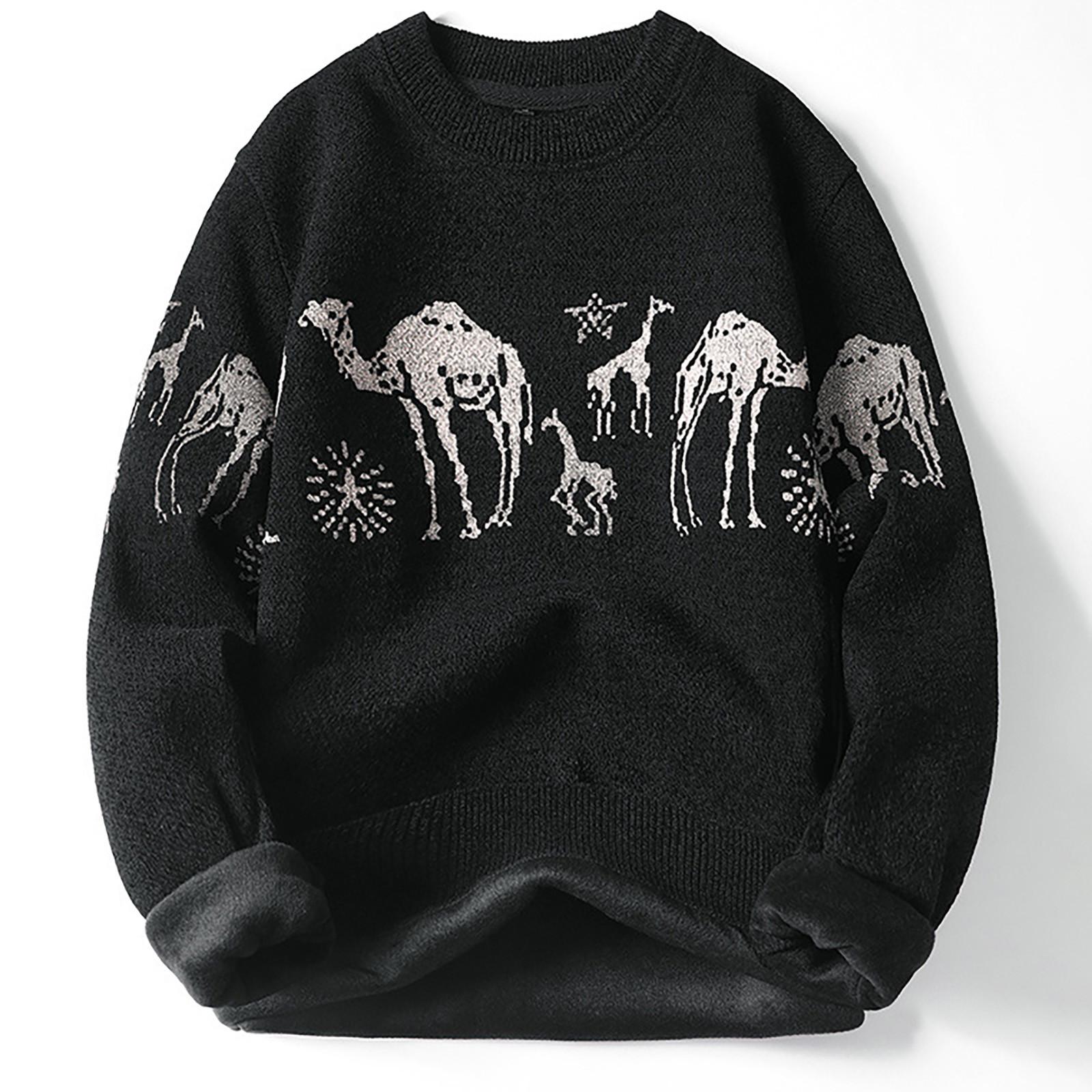 Мужской свитер, однотонный модный вязаный топ с круглым вырезом и длинными рукавами XXXL чёрный
Мужской свитер, однотонный модный вязаный топ с круглым вырезом и длинными рукавами XXXL чёрный