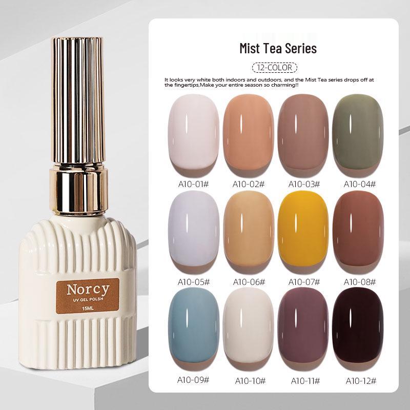 2024 Misty Grey Tea Nail Polish Gel - Trendy Fog Haze Colors 
2024 Misty Grey Tea Nail Polish Gel - Trendy Fog Haze Colors