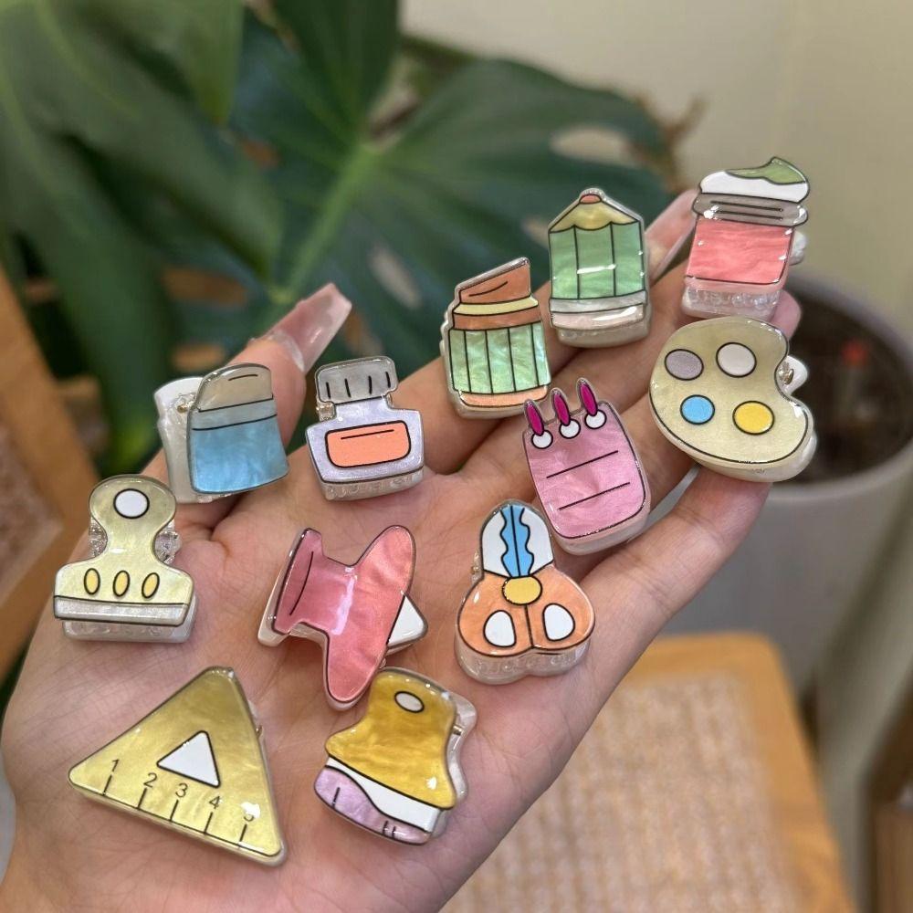 Acrylic Stationery Mini Hair Claw Cute Cartoon Bangs Clip Cute Small Hairpin Female Style 6
Acrylic Stationery Mini Hair Claw Cute Cartoon Bangs Clip Cute Small Hairpin Female Style 6