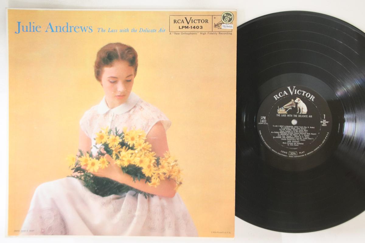 LP Record JULIE ANDREWS - Lass With The Delicate Air LPM1403 RCA VICTOR 1957 US Pop Used
LP Record JULIE ANDREWS - Lass With The Delicate Air LPM1403 RCA VICTOR 1957 US Pop Used