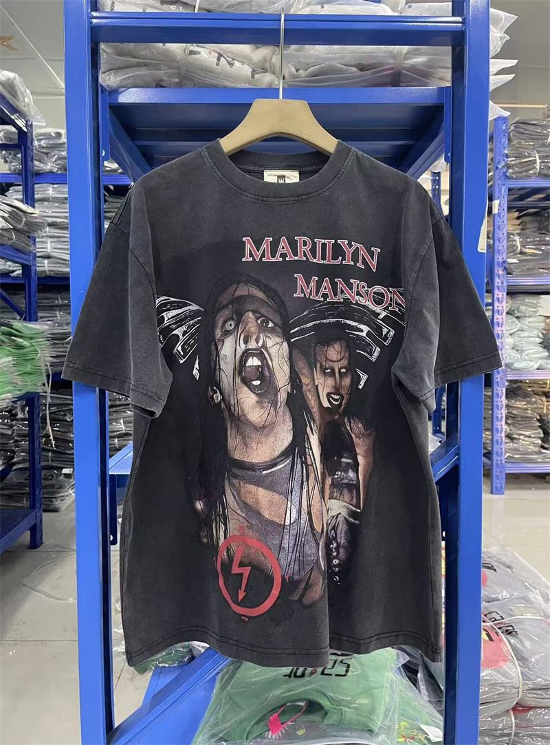 Vintage Unisexson High Street Rock Band Pattern Printed Washed Short Sleeve Cotton Casual Loose Fashion Oversize Trendy Tshirt S
Vintage Unisexson High Street Rock Band Pattern Printed Washed Short Sleeve Cotton Casual Loose Fashion Oversize Trendy Tshirt S