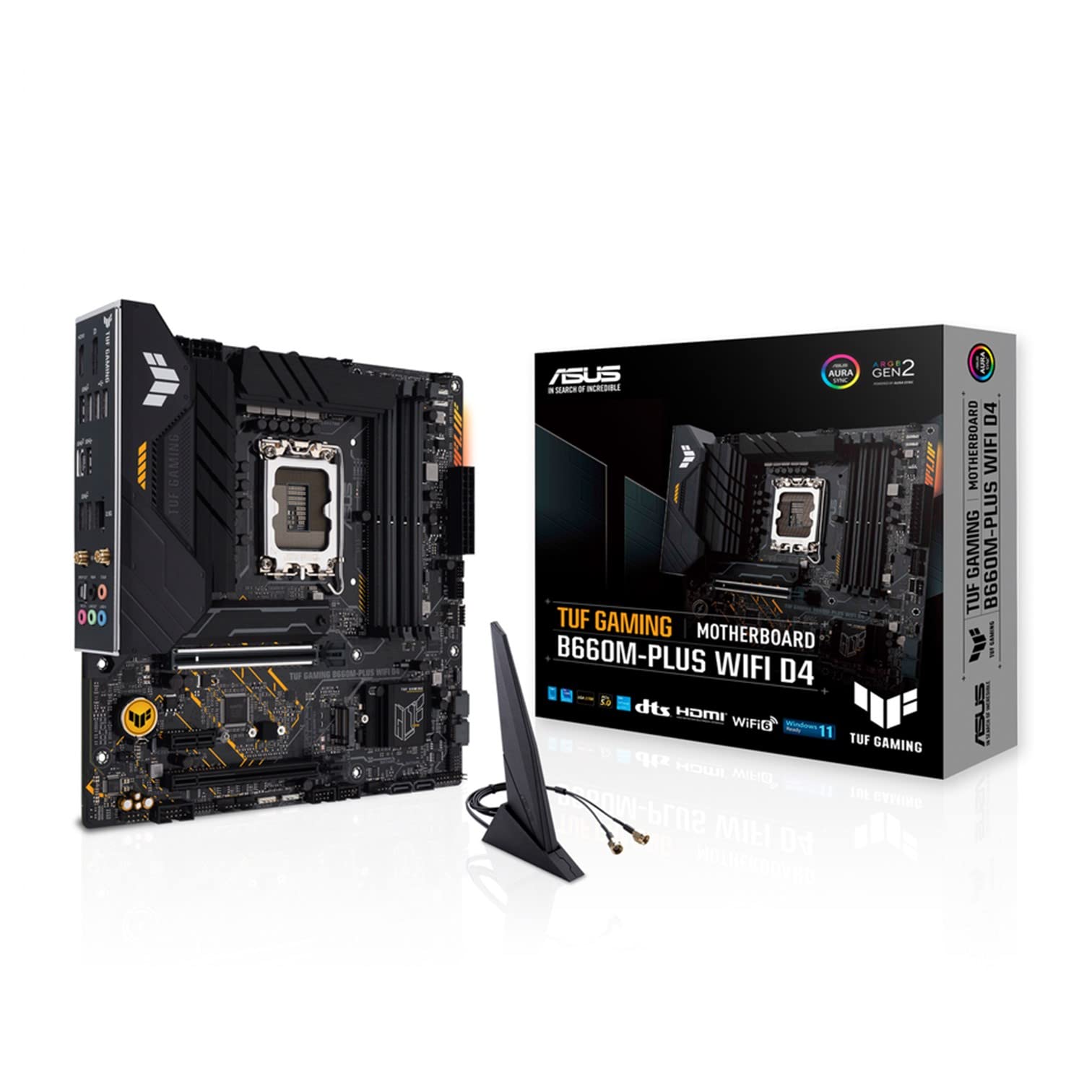 ASUS INTEL 12-го покоління, сумісний із процесором B660, чіпсет ATX GAMING WIFI D4 авторизований дистриб’ютор (LGA1700) материнська плата/TUF B660M-PLUS [Вітчизн чорний
ASUS INTEL 12-го покоління, сумісний із процесором B660, чіпсет ATX GAMING WIFI D4 авторизований дистриб’ютор (LGA1700) материнська плата/TUF B660M-PLUS [Вітчизн чорний